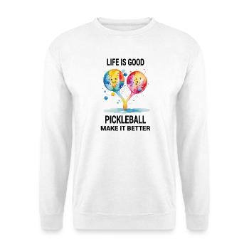 Pickleball is My Therapy - Unisex Sweatshirt - white - Front