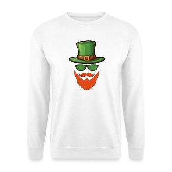 Fête de la Saint-Patrick - Sweat-shirt Unisexe - blanc - Devant