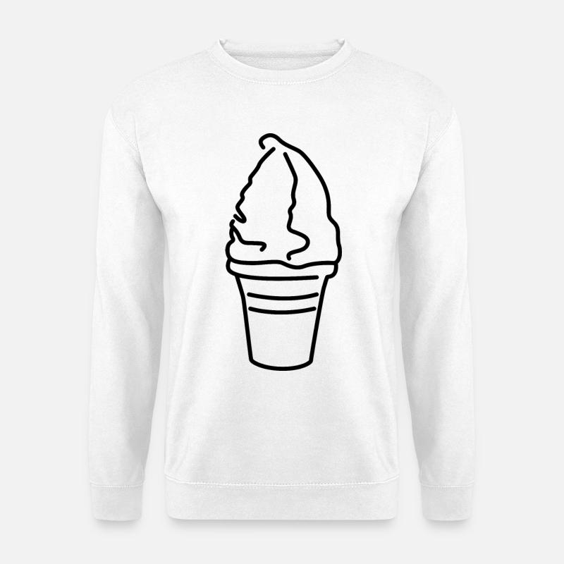 Eiscreme - Unisex Pullover - Weiß