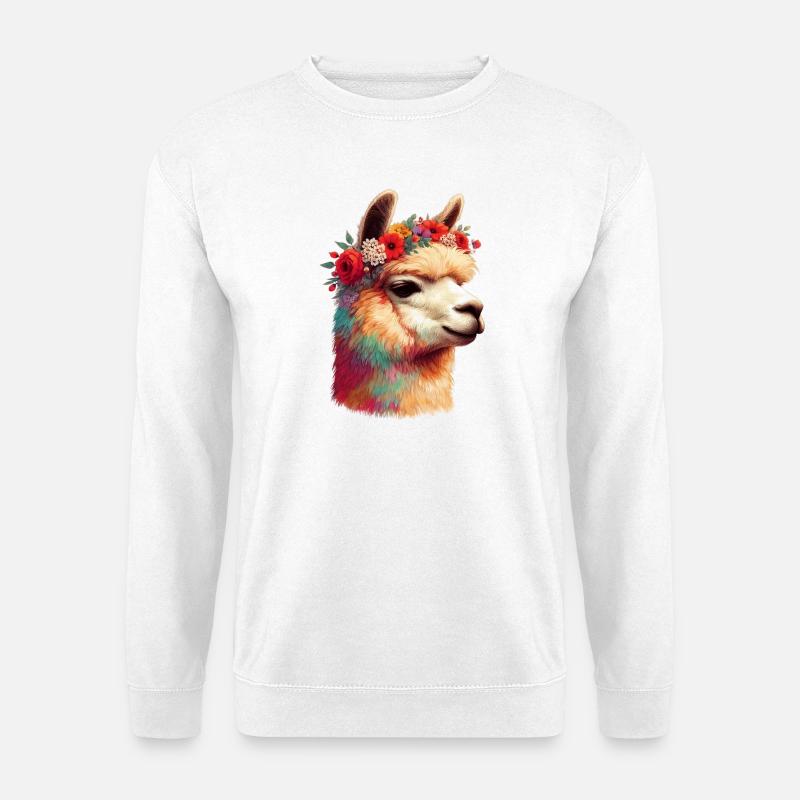 Alpaca - Unisex Sweatshirt - white