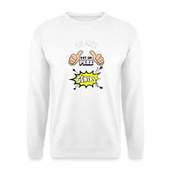 Toller Vater - Unisex Pullover - Weiß - Vorne