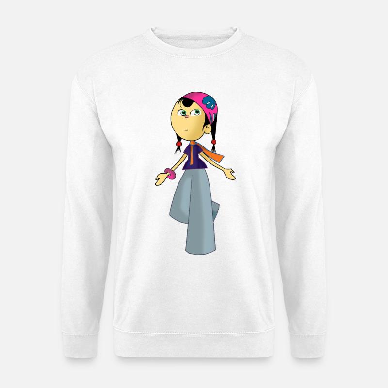 Puppe - Unisex Pullover - Weiß