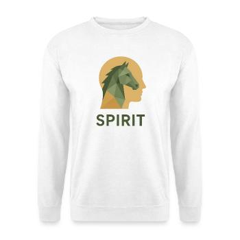 Pferd – Spirit - Unisex Pullover - Weiß - Vorne