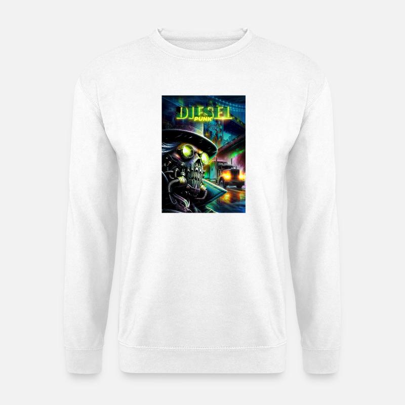 Diesel-Punk - Unisex Pullover - Weiß