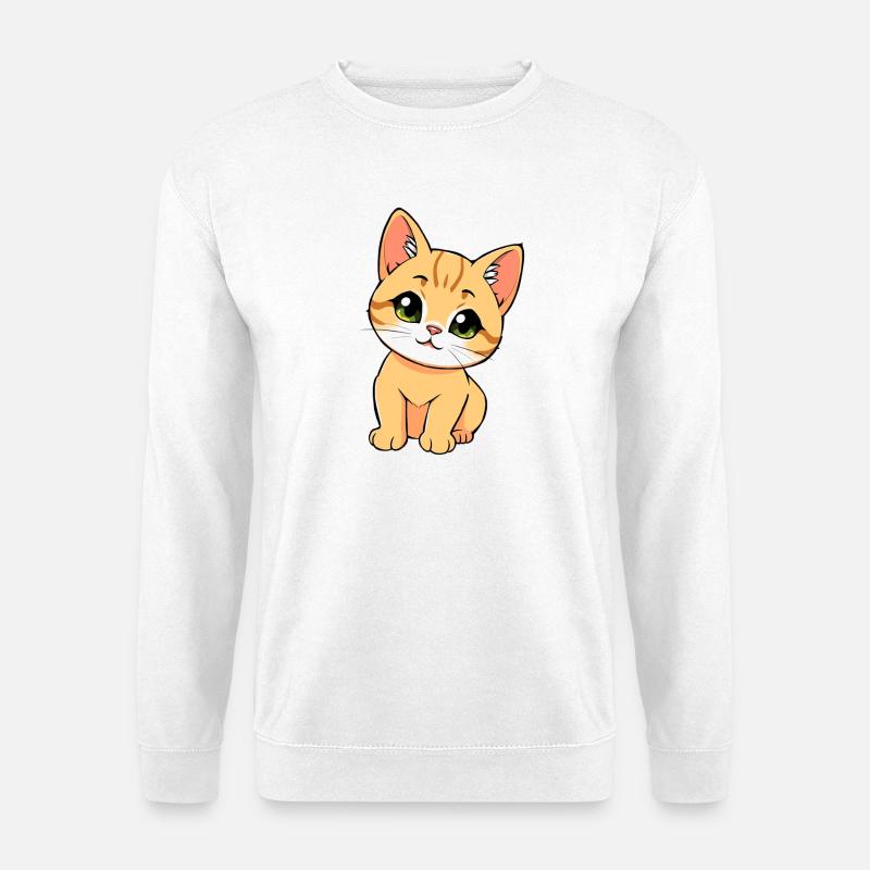 Chat mignon - Sweat-shirt Unisexe - blanc