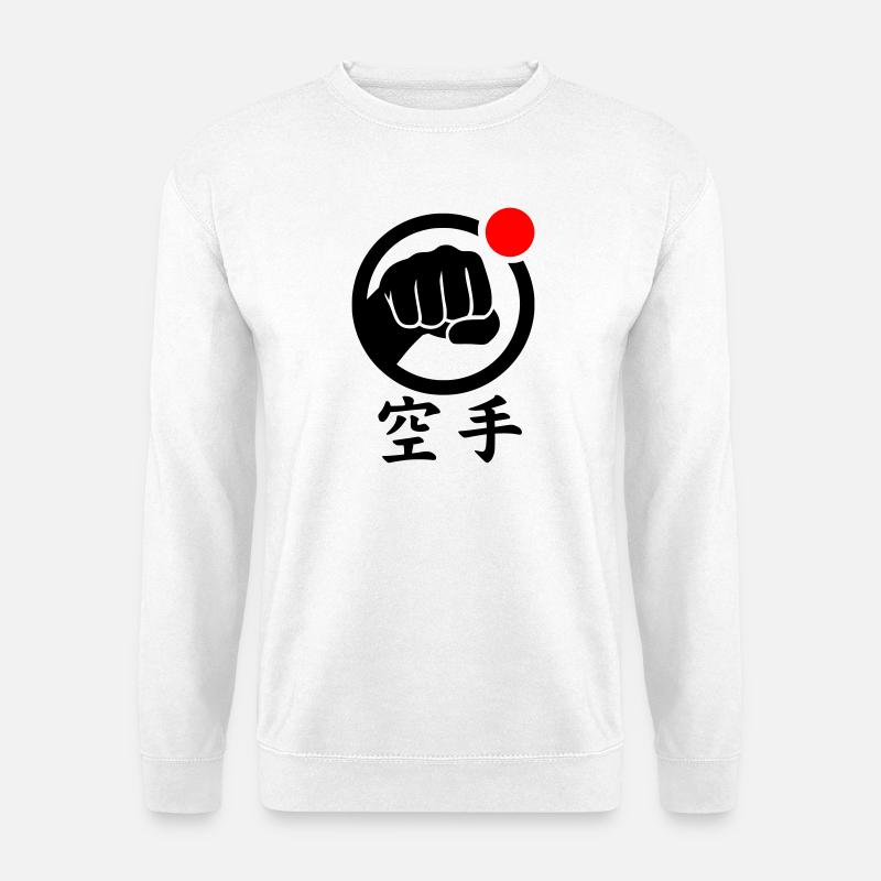 Karate Faust / Fist - Unisex Pullover - Weiß
