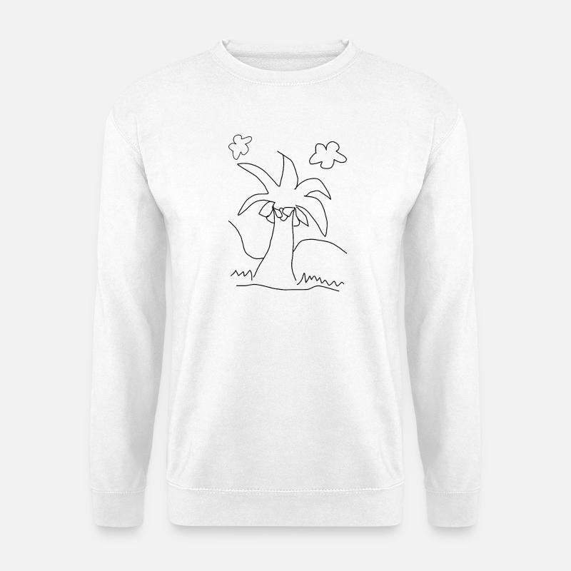 Kokospalme - Unisex Pullover - Weiß