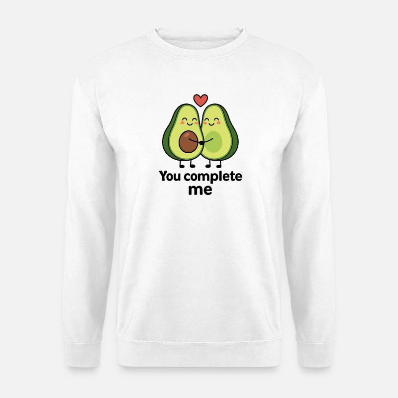 Avo Love Motivationsgeschenk - Unisex Pullover - Weiß