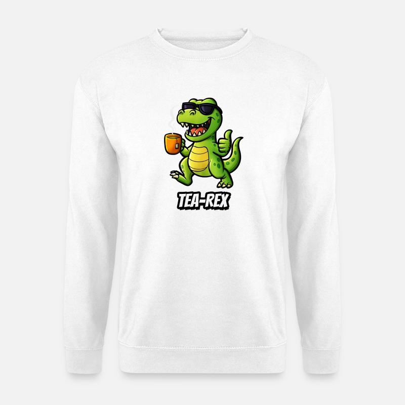 Tea-Rex - Unisex Sweatshirt - white