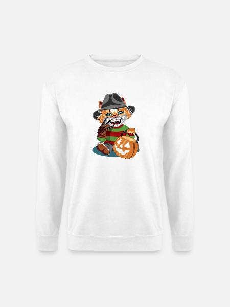 Freddy le chat - Sweat-shirt Unisexe - blanc