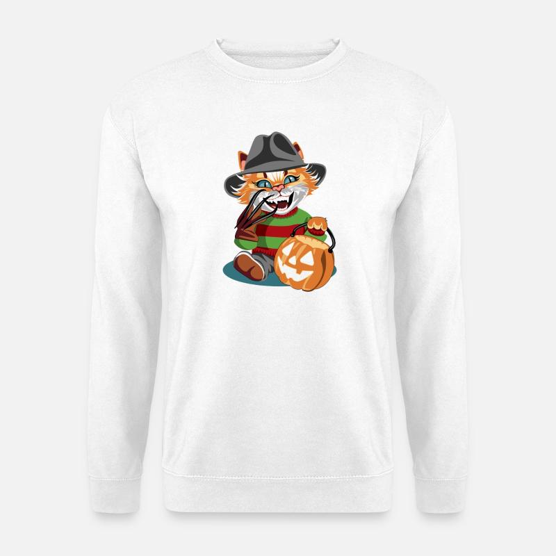 Freddy die Katze - Unisex Pullover - Weiß