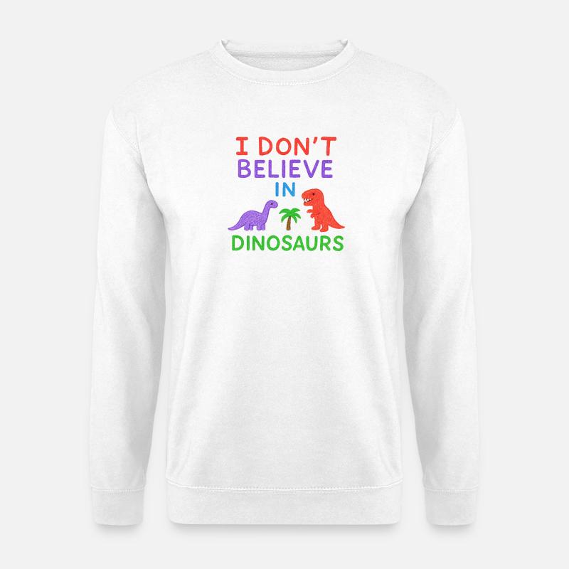 Dinosaurier Mythos  - Unisex Pullover - Weiß