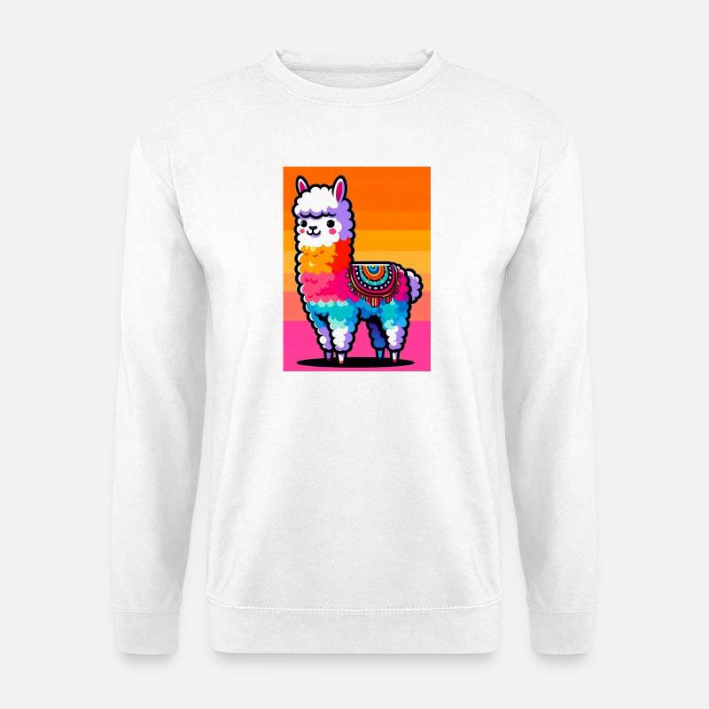 Alpaka - Unisex Pullover - Weiß