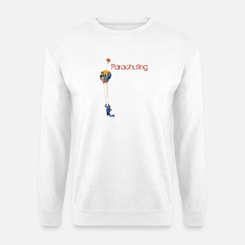 Parachuting - Unisex Pullover - Weiß