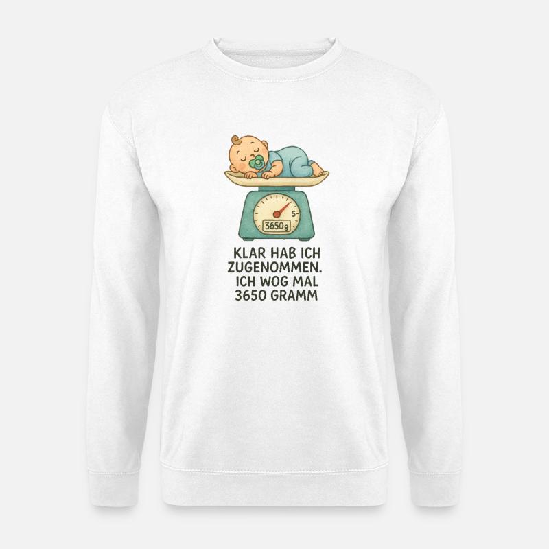 Augmenté? - Sweat-shirt Unisexe - blanc