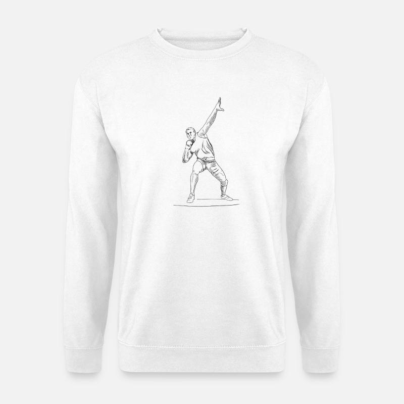 Kugelstoß - Unisex Pullover - Weiß