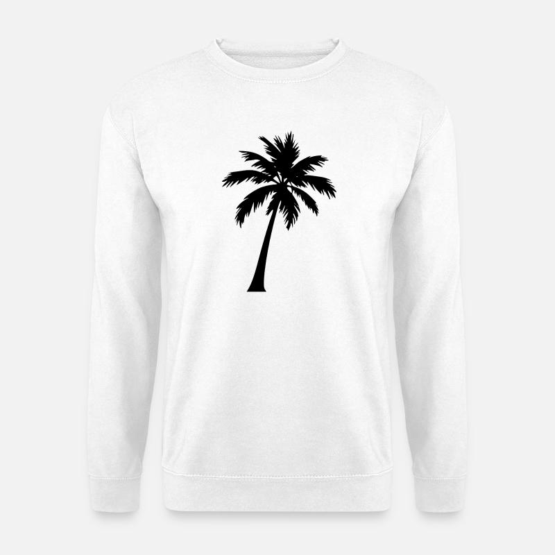Design your own palm tree Personalize - Unisex Sweatshirt - white