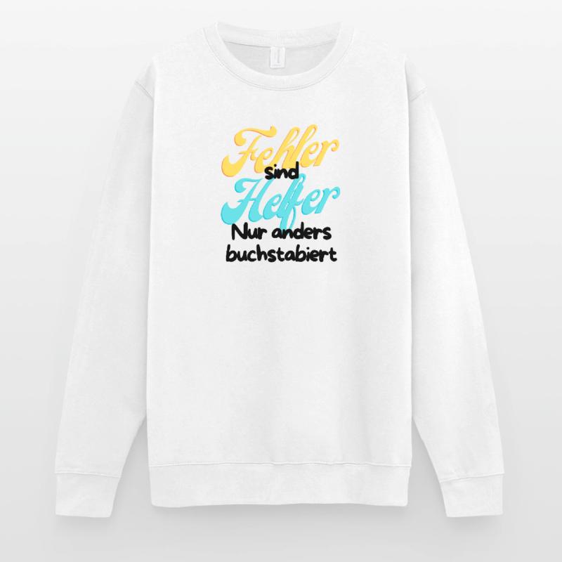 Fehler Helfer Gradient Script Unisex Pullover