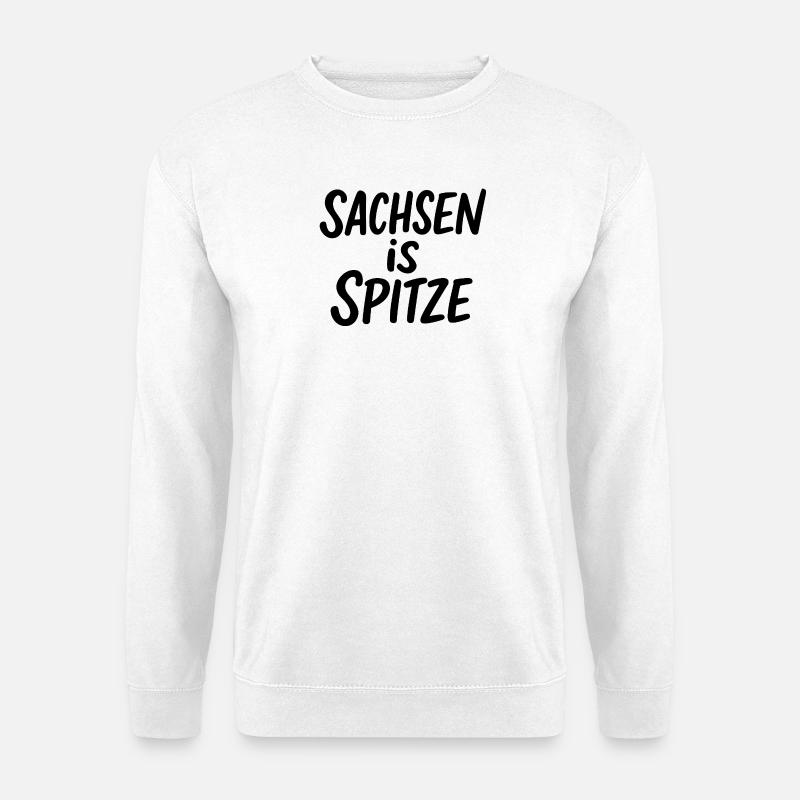 Sachsen_is_Spitze - Unisex Pullover - Weiß
