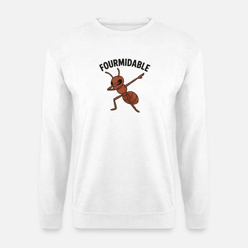 Fourmidable Dab Ant - Unisex Sweatshirt - white