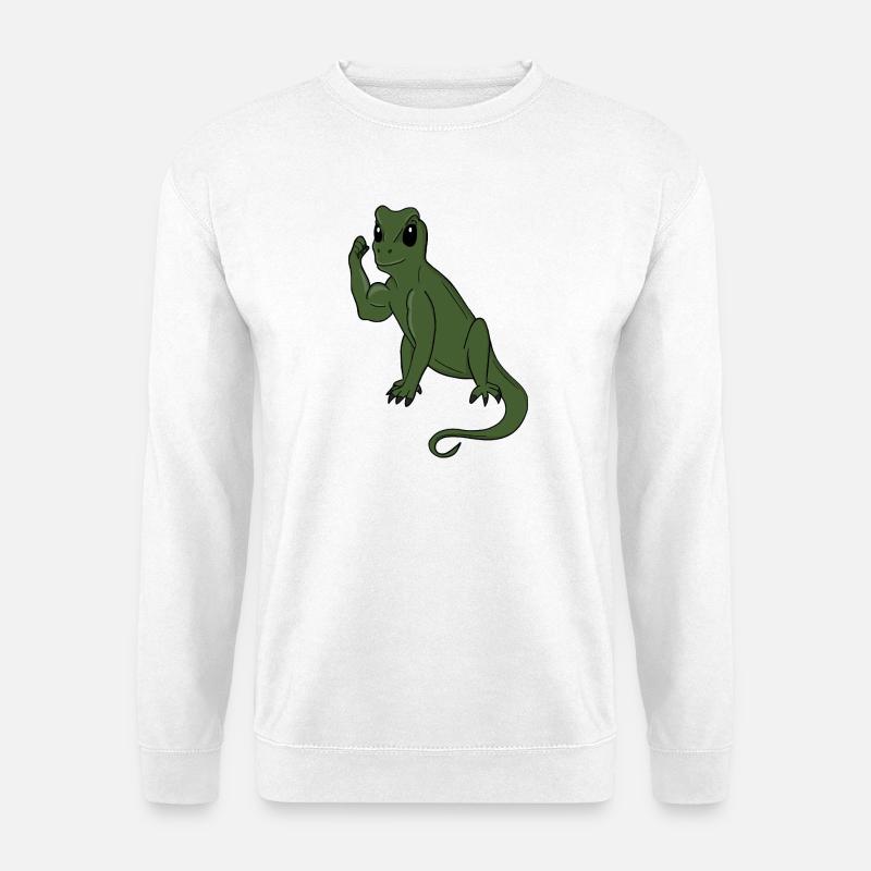 Green Lizard Flex - Unisex Pullover - Weiß