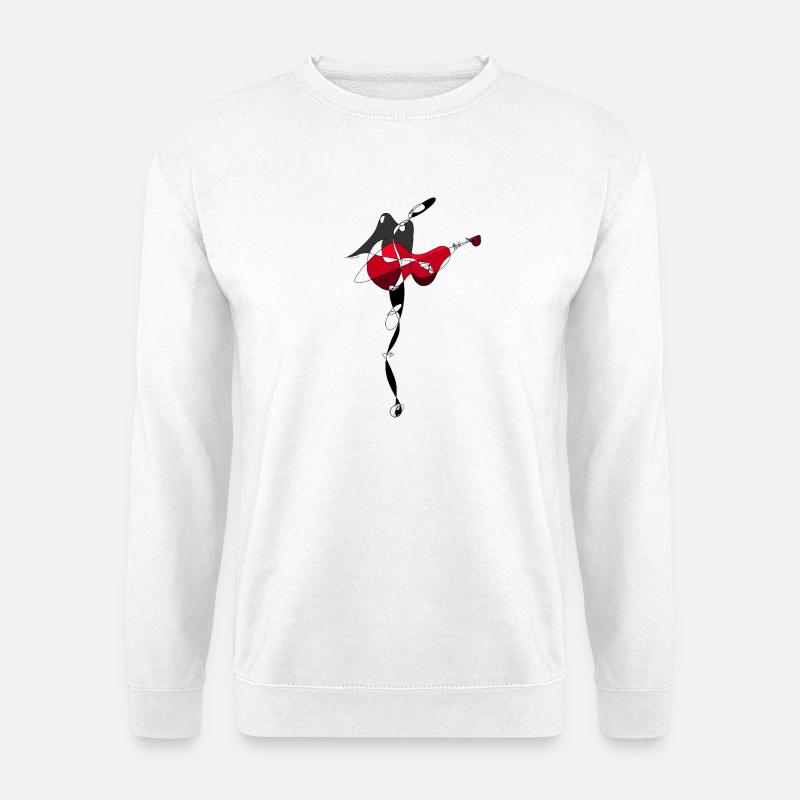 Gitarrist - Unisex Pullover - Weiß