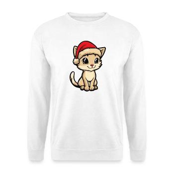 Cat Christmas - Unisex Sweatshirt - white - Front