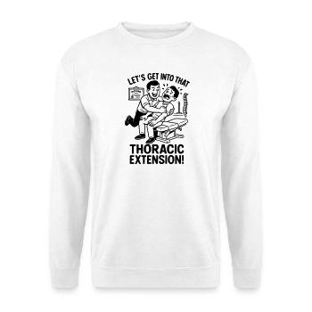 Chiropractor Physiotherapist Witzig - Unisex Sweatshirt - white - Front