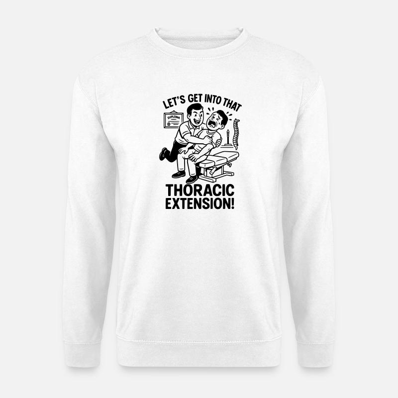 Chiropraktiker Physiotherapeut Witzig - Unisex Pullover - Weiß
