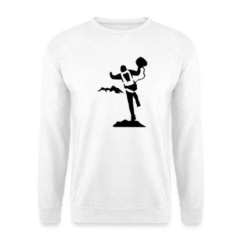BASE jumping - Unisex Pullover - Weiß - Vorne