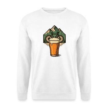 Beer Mountain Bike Summit - Unisex Sweatshirt - white - Front