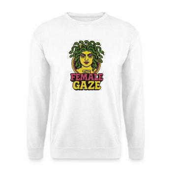 Female Gaze Medusa Portrait - Unisex Sweatshirt - white - Front