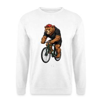 Vélo de route Vélo Vélo Sport Vélo VTT - Sweat-shirt Unisexe - blanc - Devant