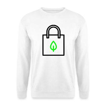 Cloth Bag Bag Sheet - Unisex Sweatshirt - white - Front