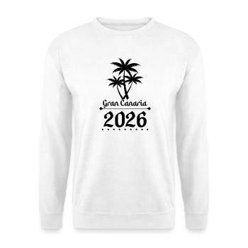 Grande Canarie 2026 - Sweat-shirt Unisexe - blanc - Devant