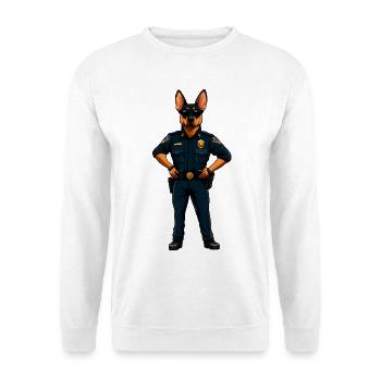 Police Dog - Unisex Sweatshirt - white - Front