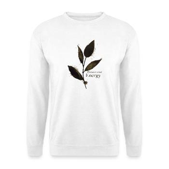 Protect Your Energy - Mindfulness - Unisex Sweatshirt - white - Front
