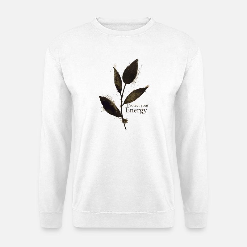 Protect Your Energy - Mindfulness - Unisex Sweatshirt - white