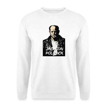 Pollock Rebel Portrait Tee - Unisex Sweatshirt - white - Front