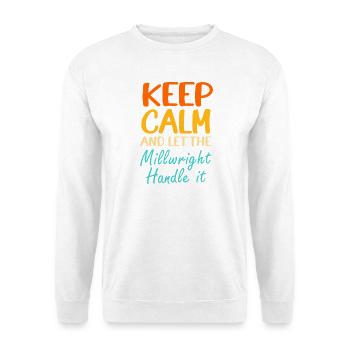 Locksmith Mechanic Mechanical Engineering CNC - Unisex Sweatshirt - white - Front