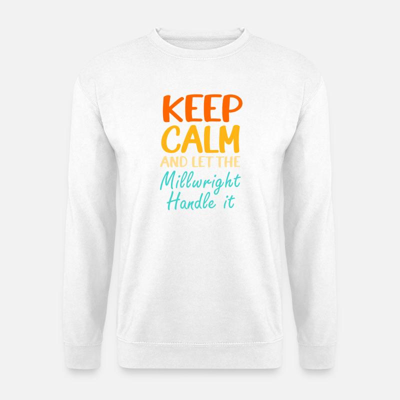 Locksmith Mechanic Mechanical Engineering CNC - Unisex Sweatshirt - white