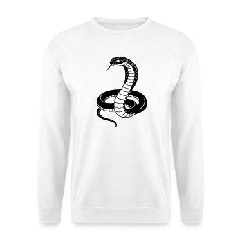 Cobra - Sweat-shirt Unisexe - blanc - Devant