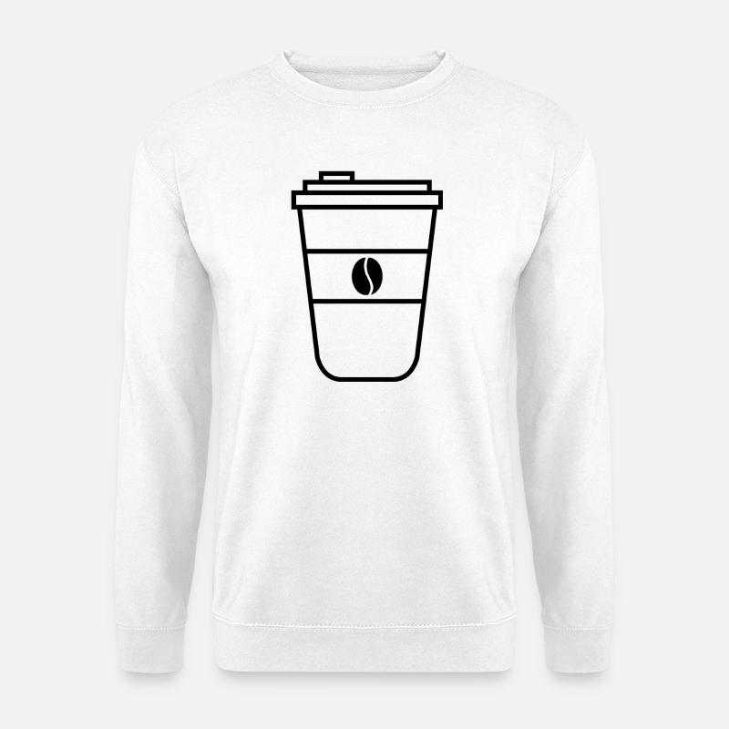 Coffee cup - Unisex Sweatshirt - white