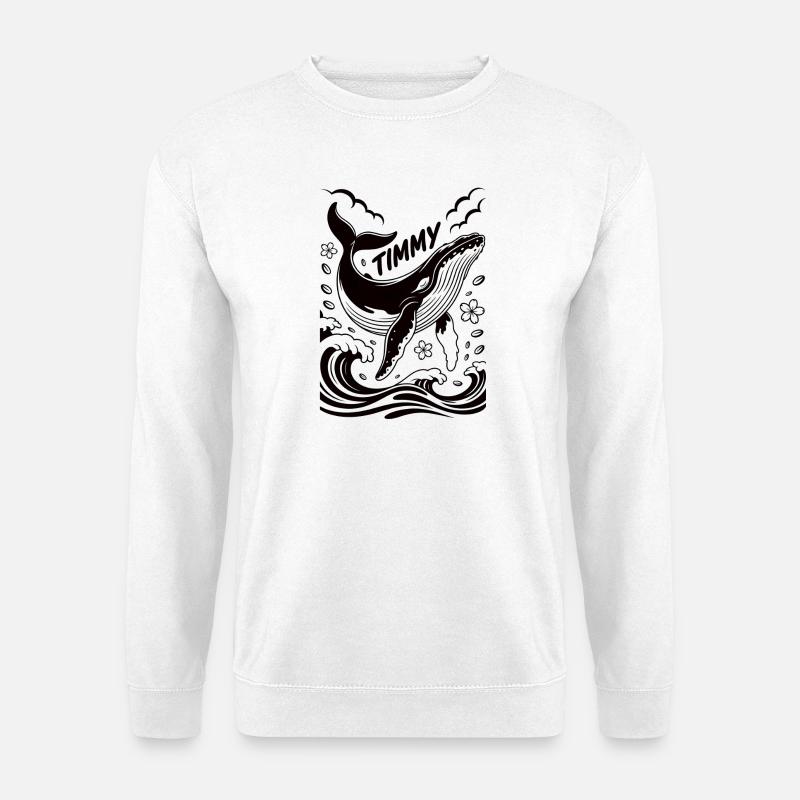 Timmy der Wal - Unisex Pullover - Weiß