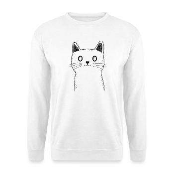 Cat Sketch - Unisex Sweatshirt - white - Front