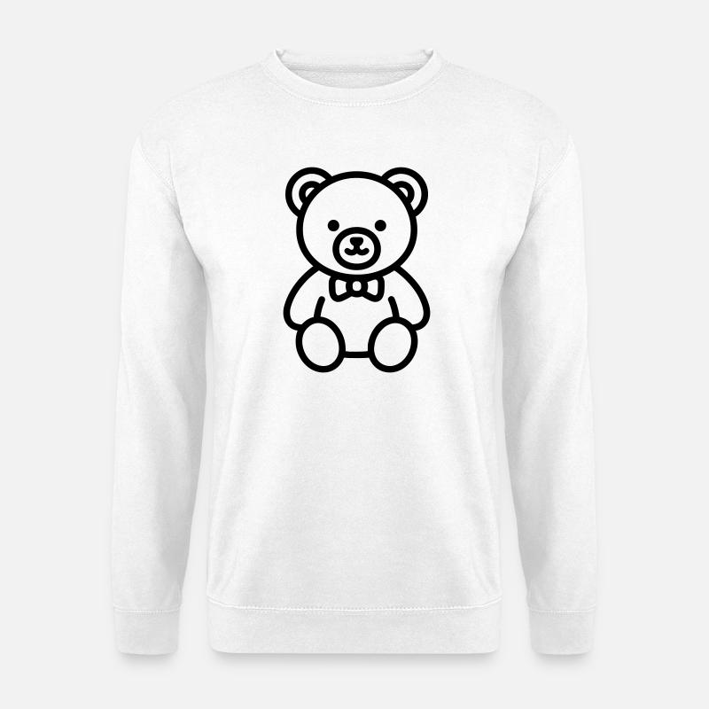 bear cub - Unisex Sweatshirt - white