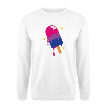 Mois de la fierté LGBTQ - Bisexuel - Sweat-shirt Unisexe - blanc - Devant