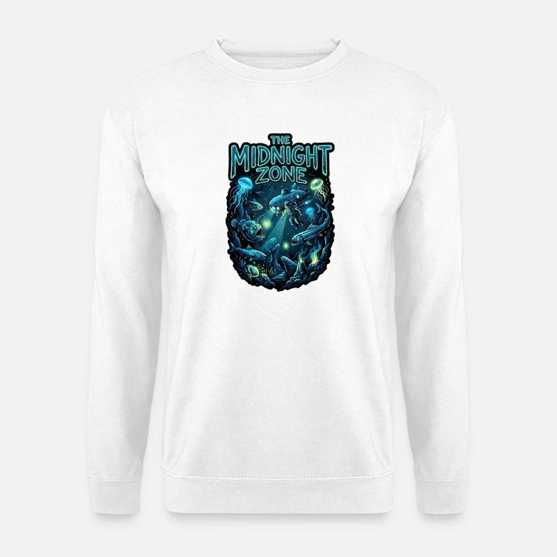Midnight Zone - Unisex Pullover - Weiß