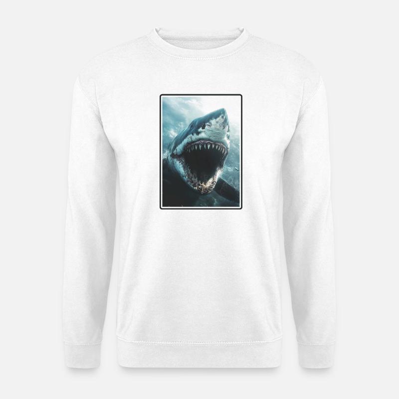 Megalodons Megalodon - Unisex Pullover - Weiß