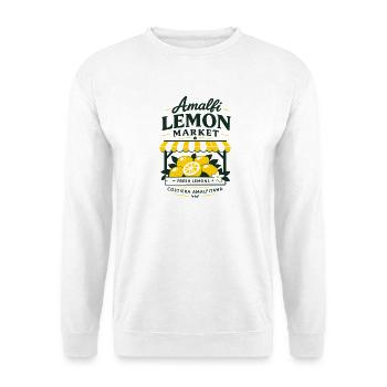 Amalfi Lemon Market Vintage Italy Travel - Unisex Sweatshirt - white - Front